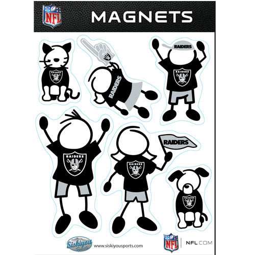 Las Vegas Raiders Family Magnet Set - Las Vegas Raiders - Flyclothing LLC