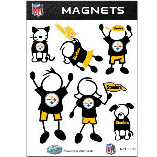 Pittsburgh Steelers Family Magnet Set - Pittsburgh Steelers - Flyclothing LLC
