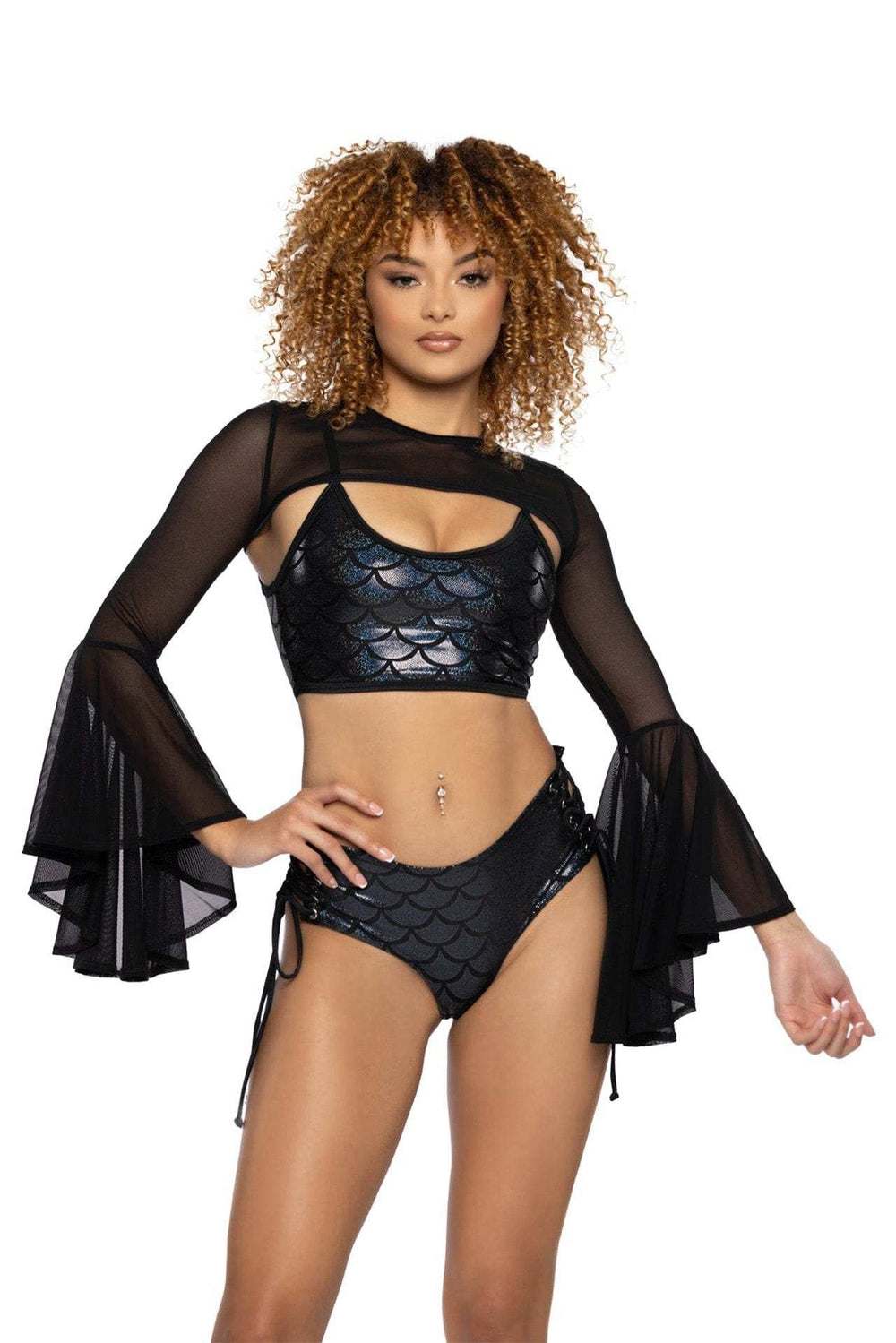 J-Valentine FS189 - Bell-Sleeve Shrug - J. Valentine - Flyclothing LLC