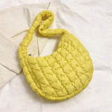 Quilted Puffer Tote Shoulder Bag - Madeline Love - Flyclothing LLC