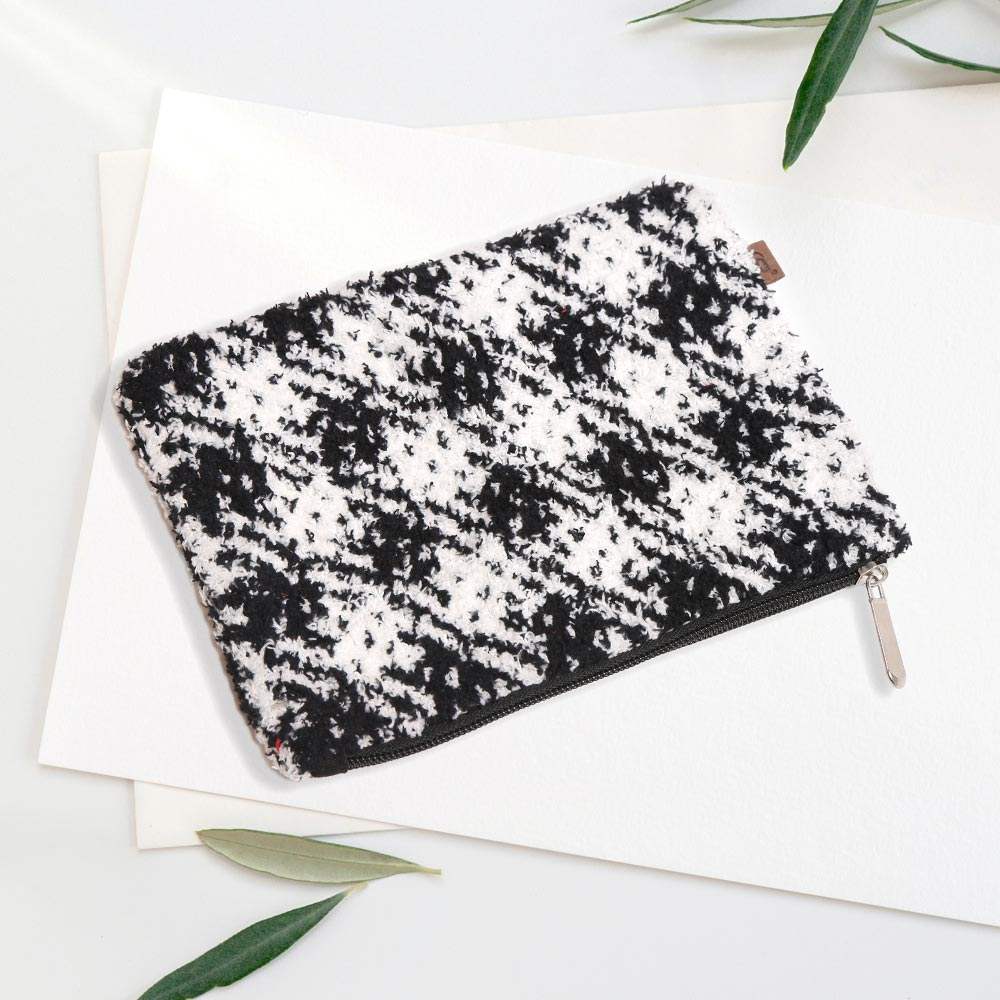 Buffalo Check Travel Pouch Small - Madeline Love - Flyclothing LLC