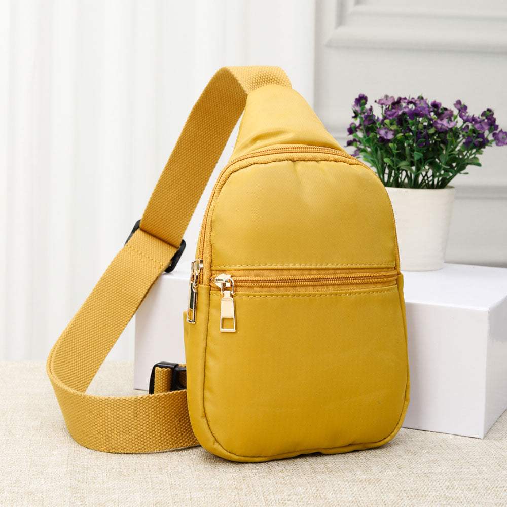 Solid Nylon Mini Sling Bag - Madeline Love - Flyclothing LLC