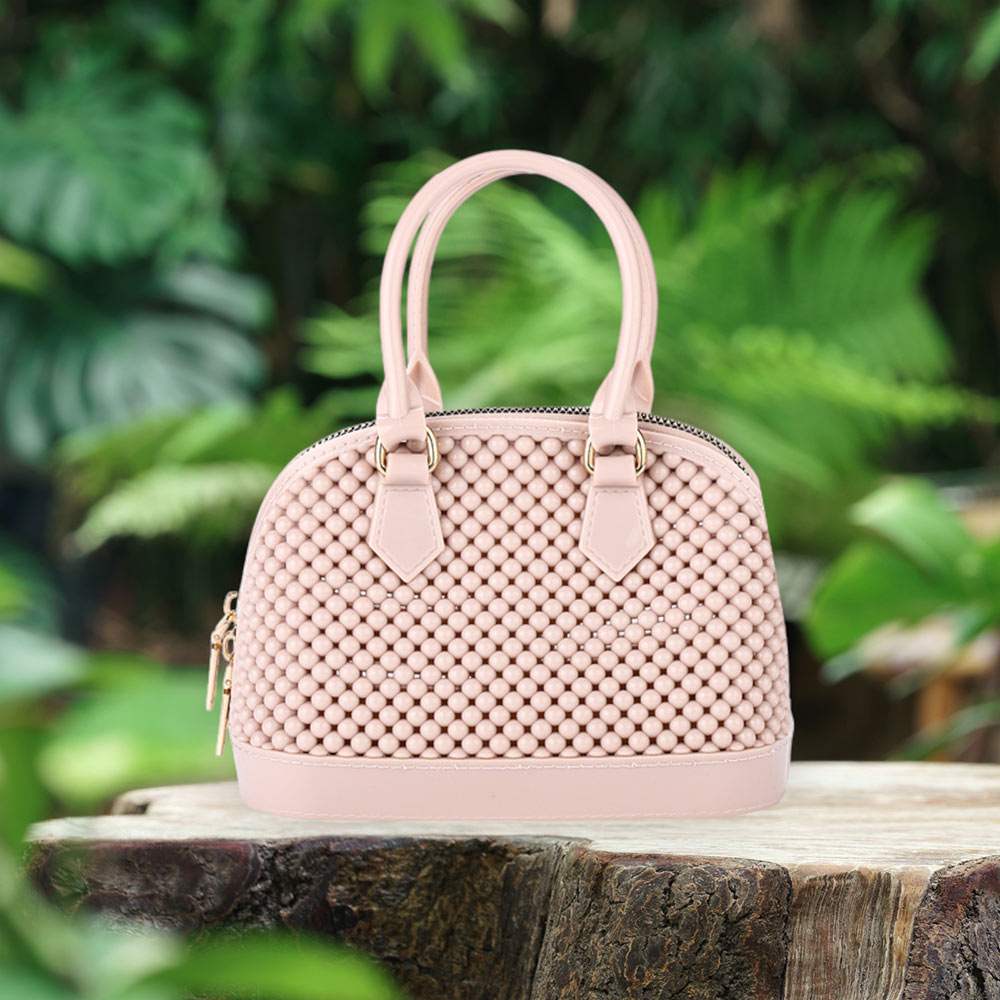 Solid Jelly Rubber Tote / Crossbody Bag - Madeline Love - Flyclothing LLC