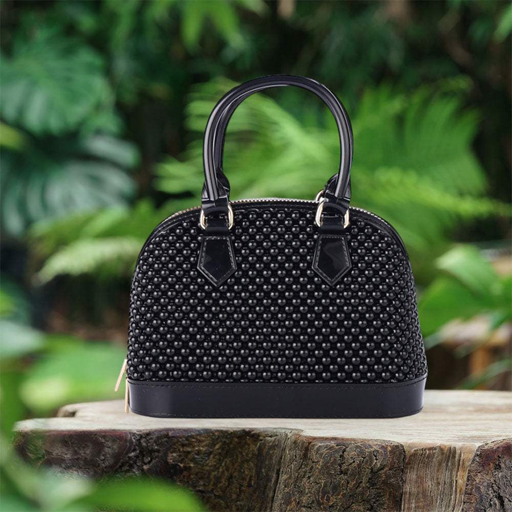 Solid Jelly Rubber Tote / Crossbody Bag - Madeline Love - Flyclothing LLC