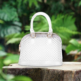 Solid Jelly Rubber Tote / Crossbody Bag - Madeline Love - Flyclothing LLC