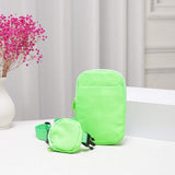 Solid Nylon Sling Bag Crossbody Bag - Madeline Love - Flyclothing LLC