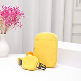 Solid Nylon Sling Bag Crossbody Bag - Madeline Love - Flyclothing LLC