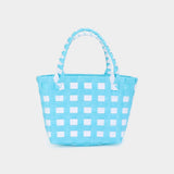 Basket Weave Mini Micro Tote Bag - Madeline Love - Flyclothing LLC