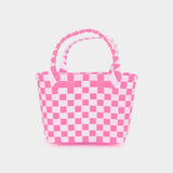 Basket Weave Mini Micro Tote Bag - Madeline Love - Flyclothing LLC