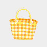 Basket Weave Mini Micro Tote Bag - Madeline Love - Flyclothing LLC
