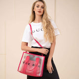 THE BAG Optic Transparent Structured Tote Crossbody Bag - Madeline Love - Flyclothing LLC