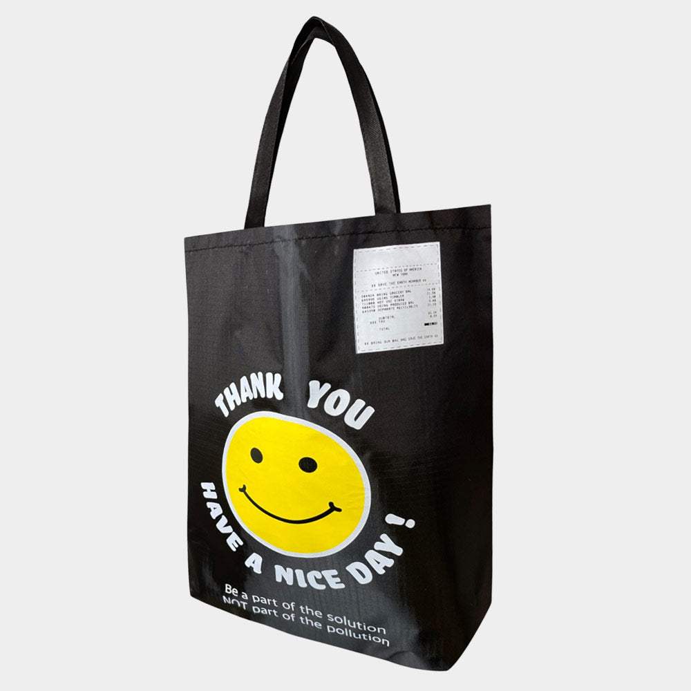 Foldable Smile Pocket Shoulder Bag - Madeline Love - Flyclothing LLC