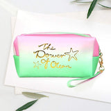 The Power of Ocean Message Starfish Pointed Ombre Pouch Bag - Madeline Love - Flyclothing LLC
