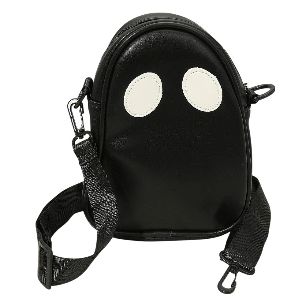 Faux Leather Cute Spooky Halloween Ghost Crossbody Bag