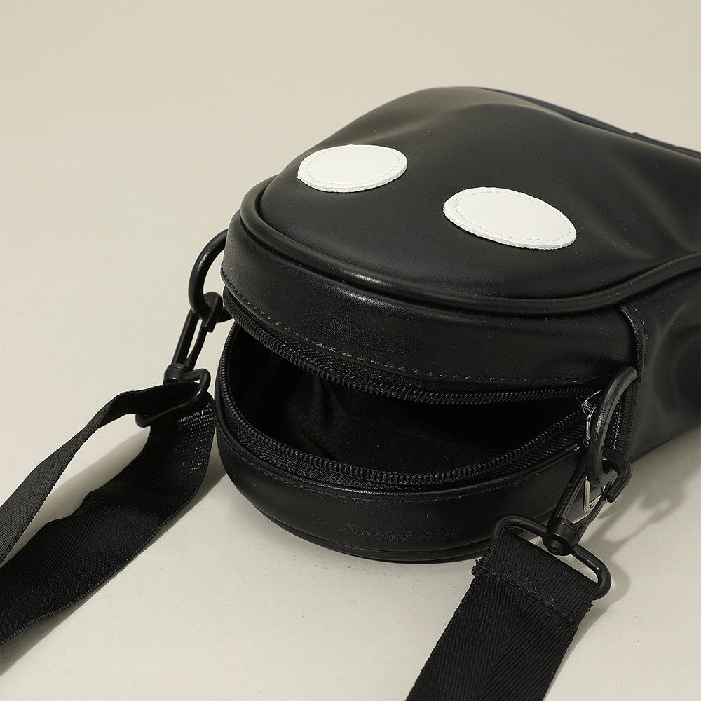 Faux Leather Cute Spooky Halloween Ghost Crossbody Bag