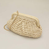 Weave Dumpling Hand Bag / Clutch / Crossbody Bag - Madeline Love - Flyclothing LLC
