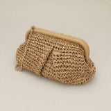 Weave Dumpling Hand Bag / Clutch / Crossbody Bag - Madeline Love - Flyclothing LLC