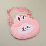 Kids Plush Monster Bunny Top Handle Mini Crossbody Bag - Madeline Love - Flyclothing LLC
