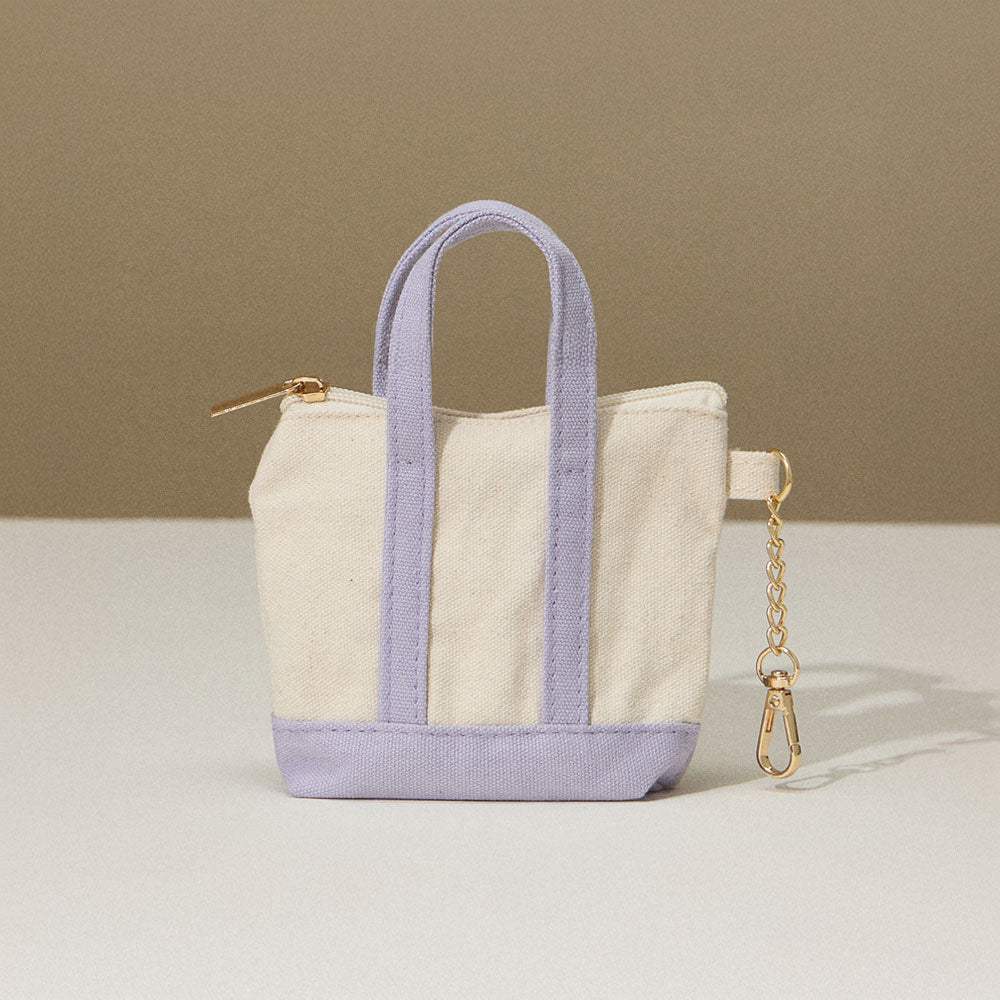 Mini Canvas Pouch Bag / Bag Charm - Madeline Love - Flyclothing LLC