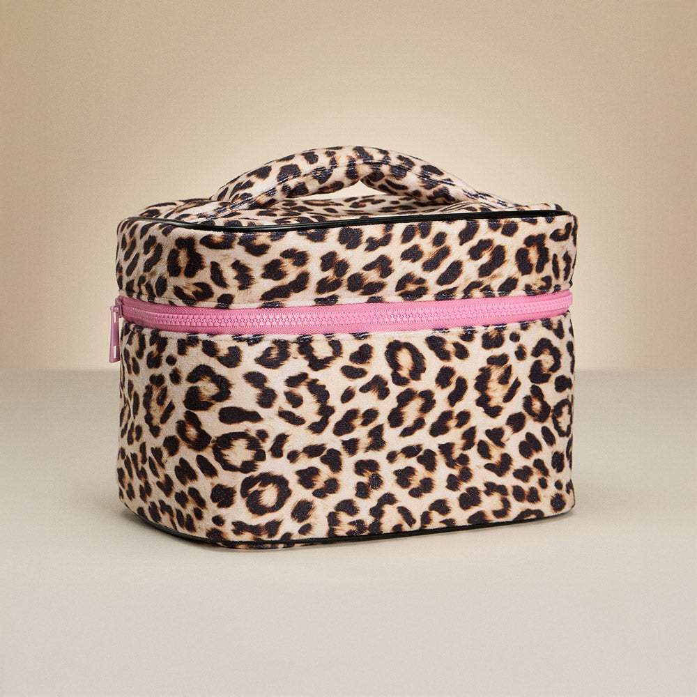 Leopard Pattern Print Pouch Bag Organizer - Madeline Love - Flyclothing LLC