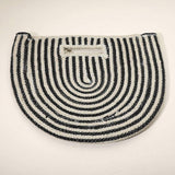 Round Stripped Knitted Woven Tote Bag - Madeline Love - Flyclothing LLC