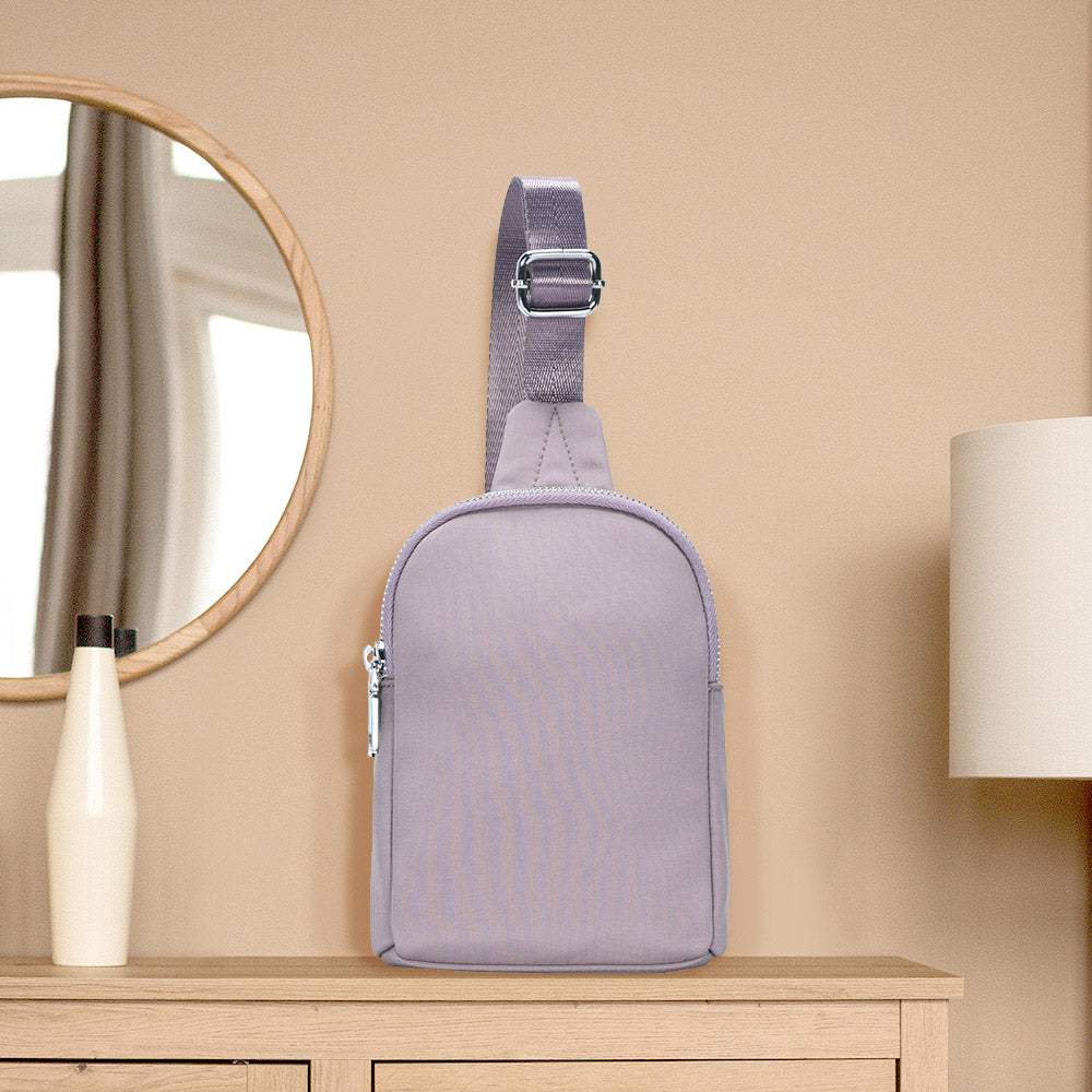 Solid Nylon Mini Sling Bag - Madeline Love - Flyclothing LLC
