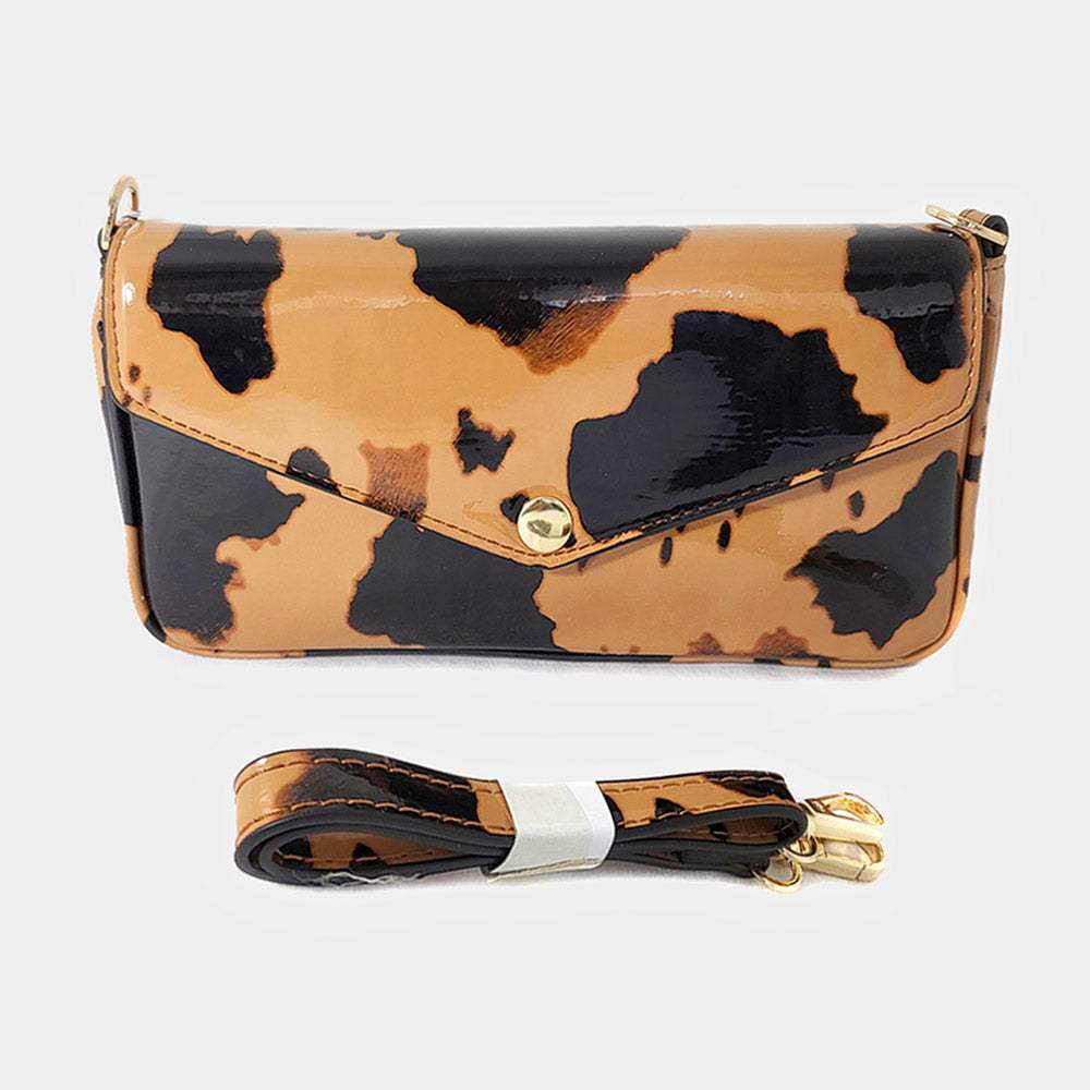 Animal Patterned Shoulder Bag - Madeline Love - Flyclothing LLC