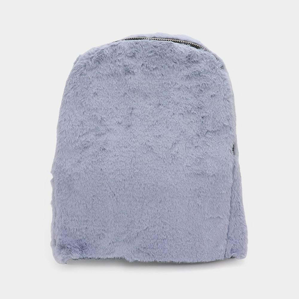 Solid Faux Fur Backpack Bag - Madeline Love - Flyclothing LLC