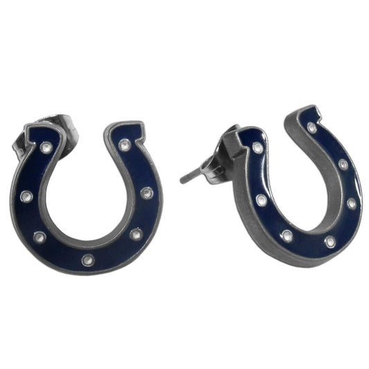 Indianapolis Colts Stud Earrings - Indianapolis Colts - Flyclothing LLC