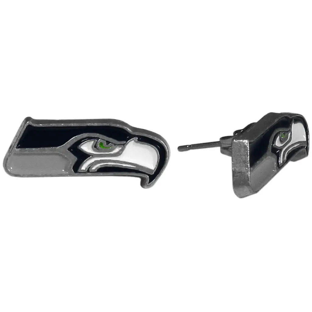 Seattle Seahawks Stud Earrings - Seattle Seahawks - Flyclothing LLC