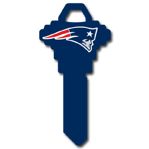 Schlage NFL Key - New England Patriots