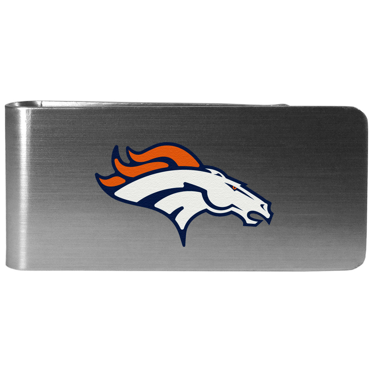 Denver Broncos Steel Money Clip, Logo