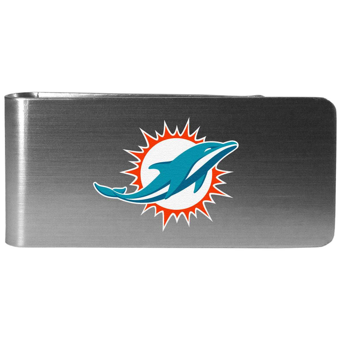 Miami Dolphins Steel Money Clip Logo - Miami Dolphins - Flyclothing LLC
