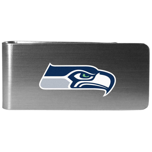 Seattle Seahawks Steel Money Clip Logo - Seattle Seahawks - Flyclothing LLC