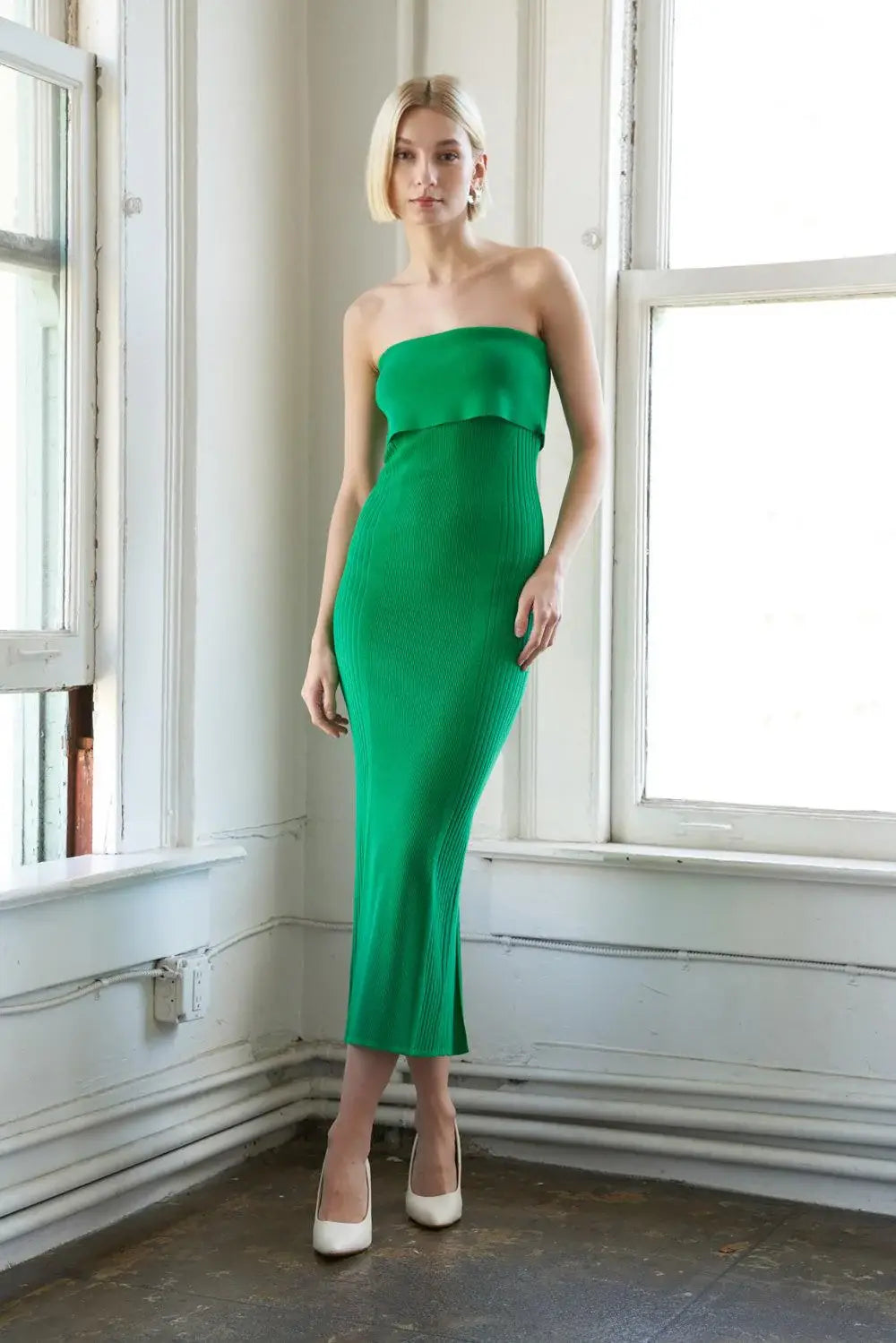 LOOKING MY WAY SWEATER MIDI DRESS - Flying Tomato - Flyclothing LLC