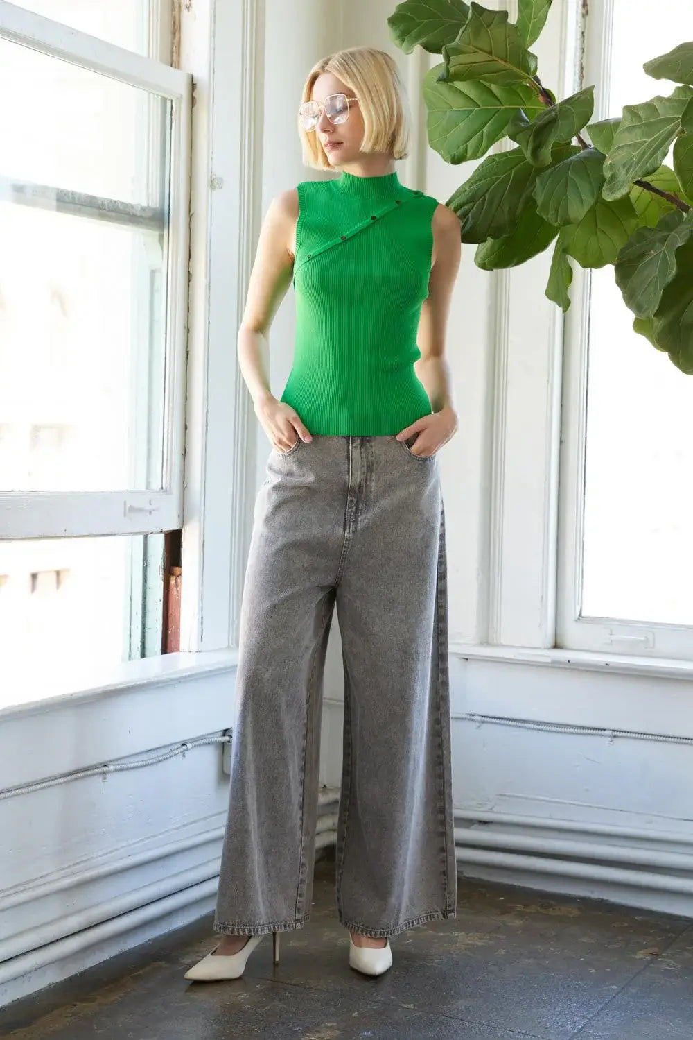 WORK IN PROGRESS SWEATER TOP - Flying Tomato - Flyclothing LLC