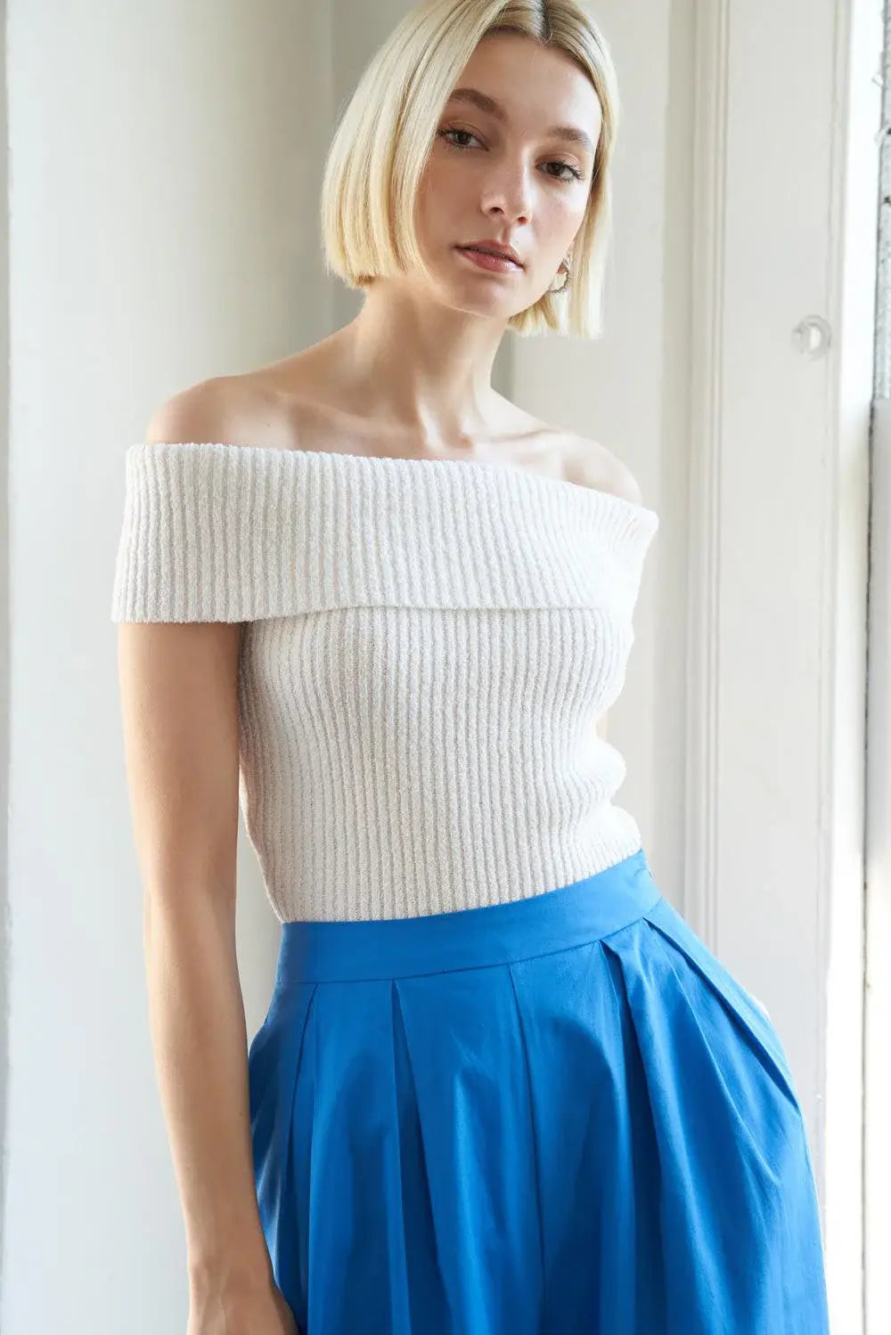PRECIOUS APPROACH SHOULDER TOP - Flying Tomato - Flyclothing LLC