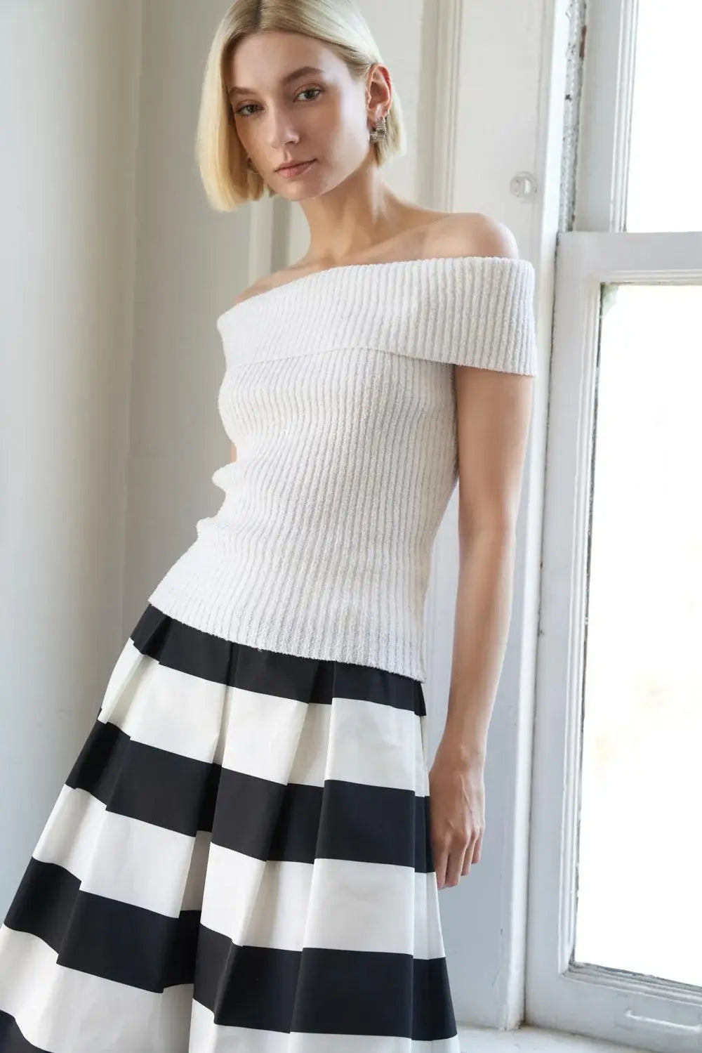 PRECIOUS APPROACH SHOULDER TOP - Flying Tomato - Flyclothing LLC