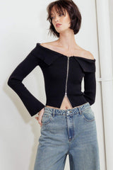 CHANGE OF PACE SWEATER TOP - Flying Tomato - Flyclothing LLC