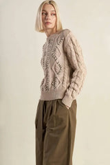 LITTLE BIT IN LOVE SWEATER KNIT TOP - Flying Tomato - Flyclothing LLC