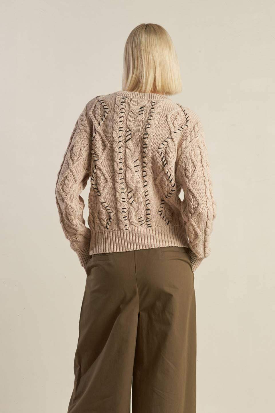LITTLE BIT IN LOVE SWEATER KNIT TOP - Flying Tomato - Flyclothing LLC