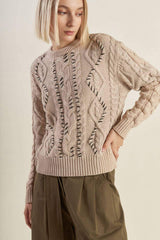 LITTLE BIT IN LOVE SWEATER KNIT TOP - Flying Tomato - Flyclothing LLC