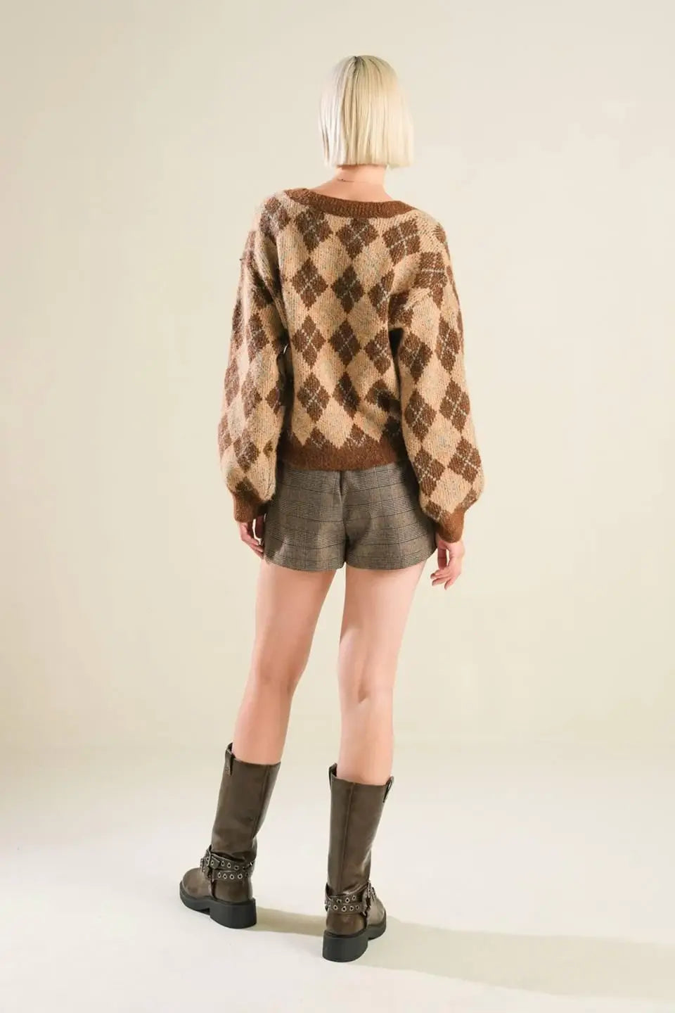 CHAMPAGNE COAST SWEATER CARDIGAN - Flying Tomato - Flyclothing LLC