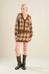 CHAMPAGNE COAST SWEATER CARDIGAN - Flying Tomato - Flyclothing LLC