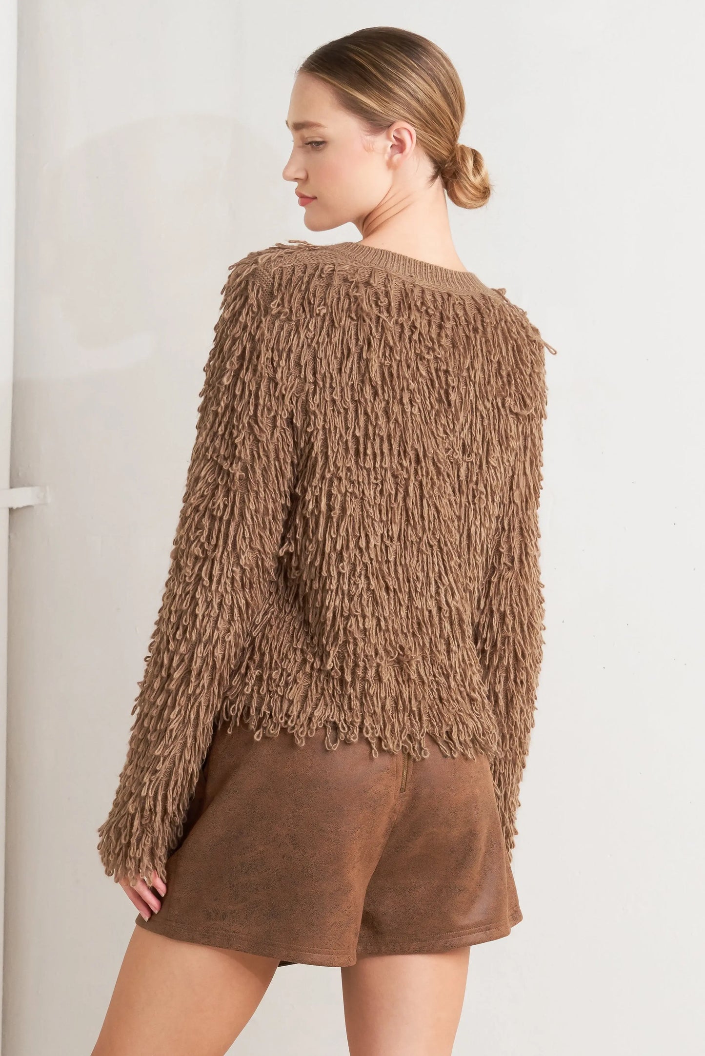 LIVE IN THE NOW SWEATER CARDIGAN - Flying Tomato - Flyclothing LLC