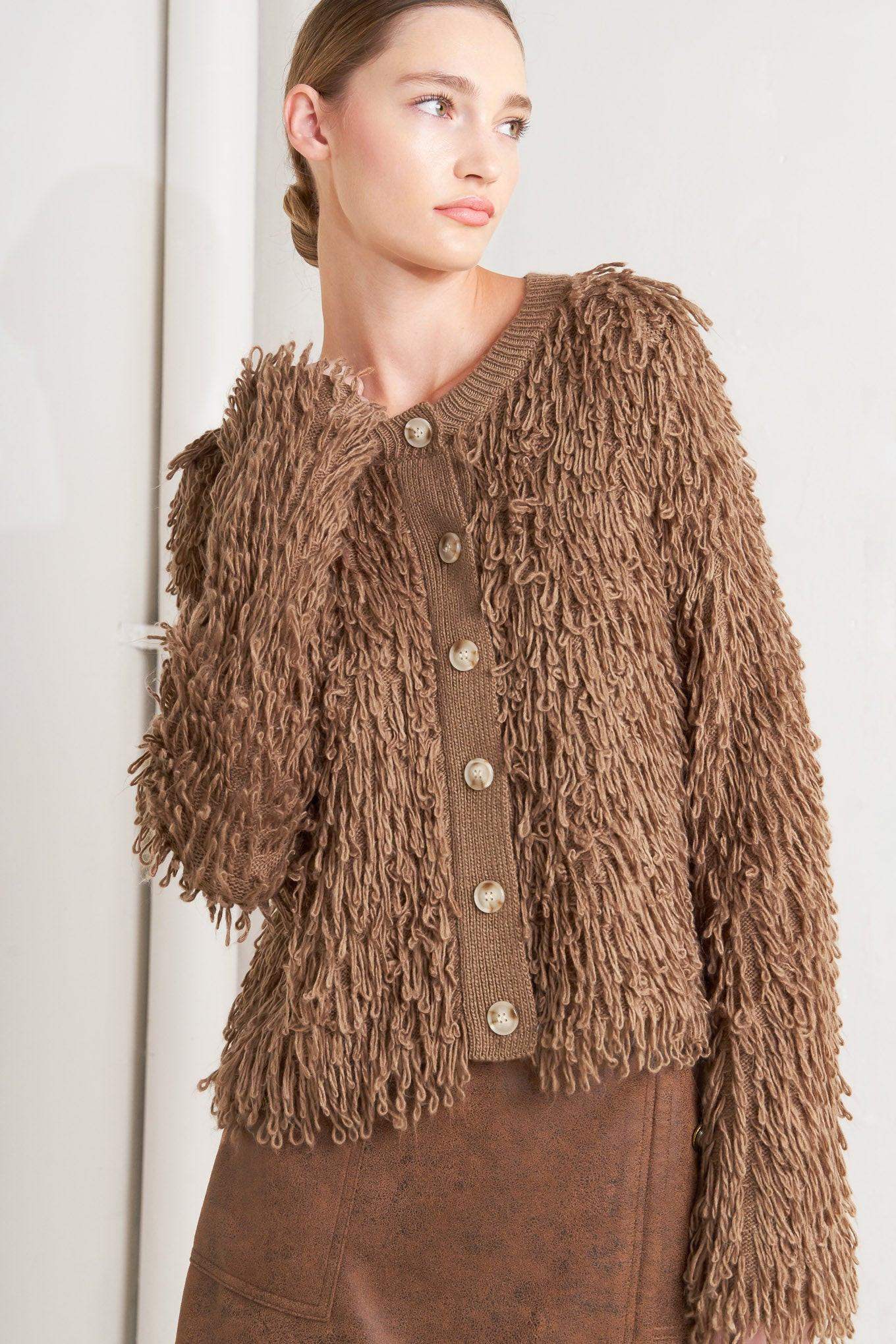 LIVE IN THE NOW SWEATER CARDIGAN - Flying Tomato - Flyclothing LLC