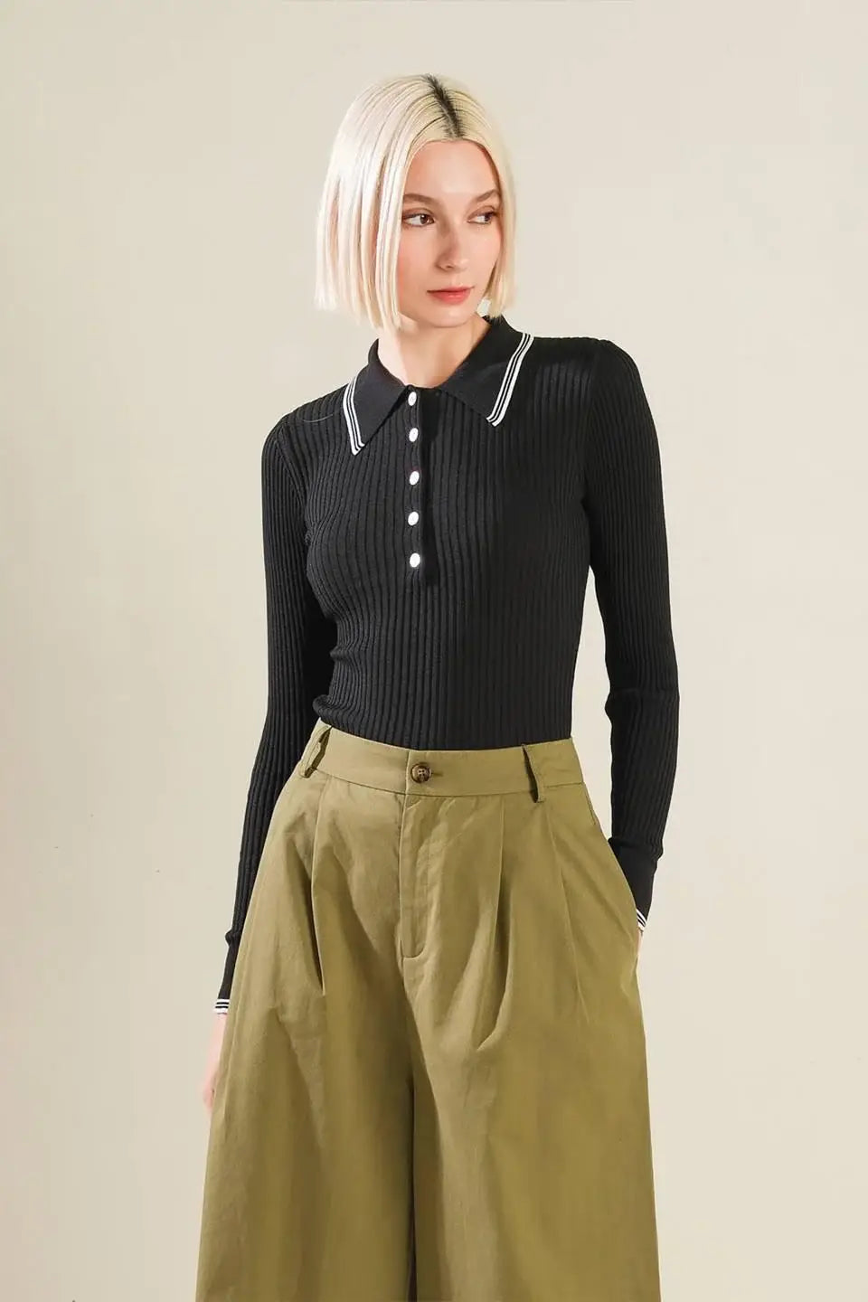 I'LL THINK ABOUT POLO TOP - Flying Tomato - Flyclothing LLC