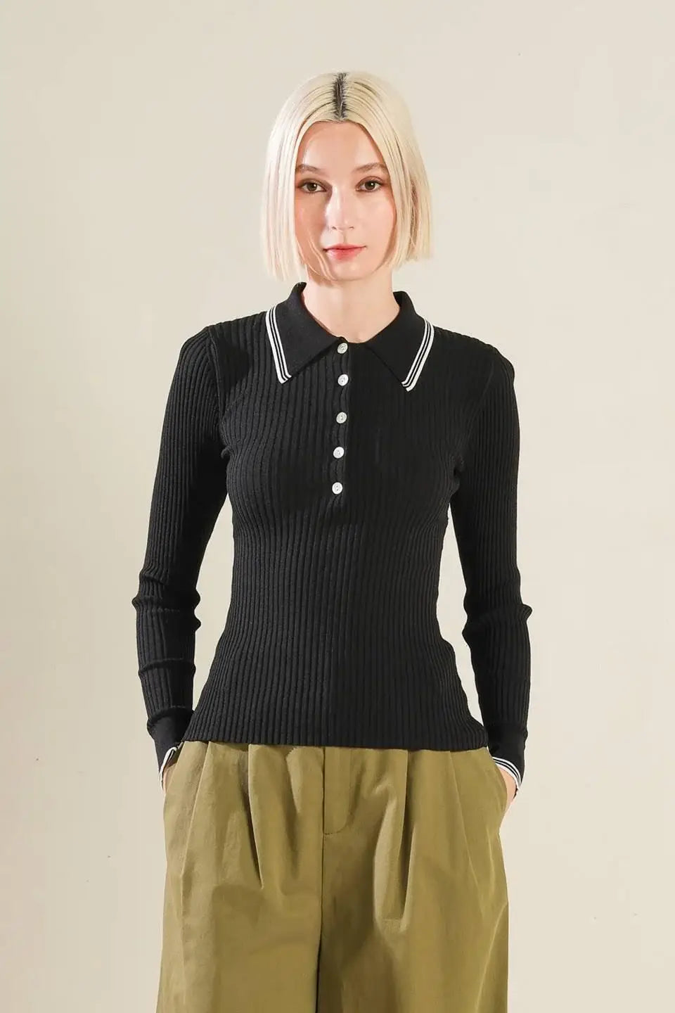 I'LL THINK ABOUT POLO TOP - Flying Tomato - Flyclothing LLC