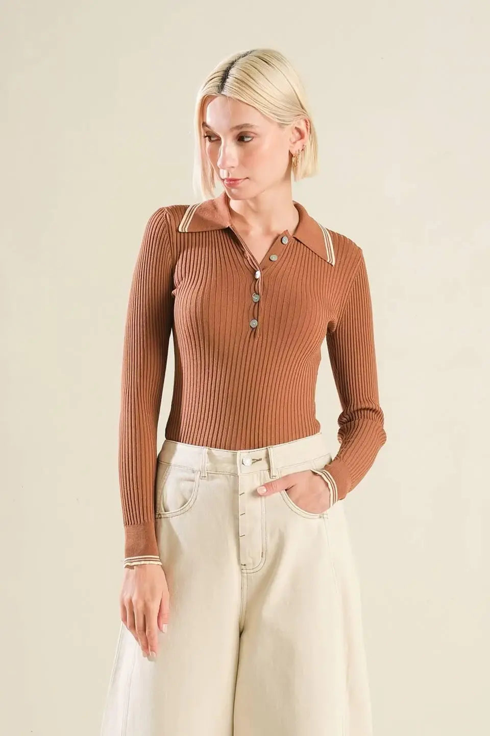 I'LL THINK ABOUT POLO TOP - Flying Tomato - Flyclothing LLC