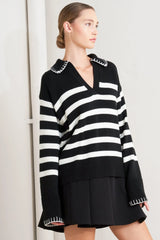 TIMELESS CHARM SWEATER TOP - Flying Tomato - Flyclothing LLC